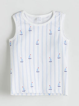 Bisiklet Yaka Erkek Bebek Atlet ve ?ort 2li