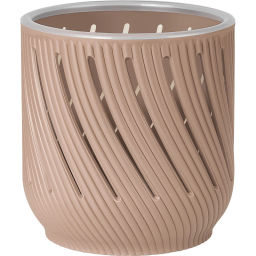 Кашпо для цветов пластиковое 3,1л d-16,8см "Fleurs" Фраппе