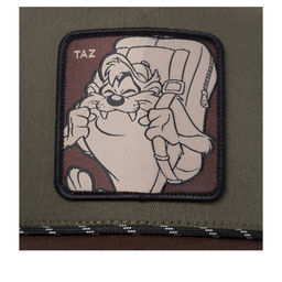 Бейсболка CAPSLAB арт. CL/LOO11/1/PCT/HIK Looney Tunes Taz (оливковый / темно-коричневый)  фото 4