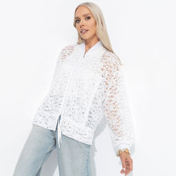 Бомбер кружевной, Эпичный шик (white) - Charutti фото 2