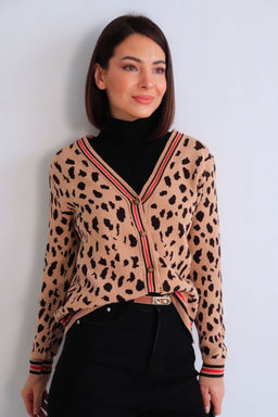 Martichelli Кардиган бежевый с пятнышками