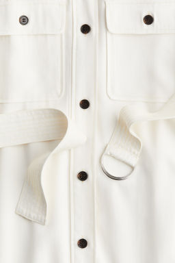 Vestido camisero con cinturon