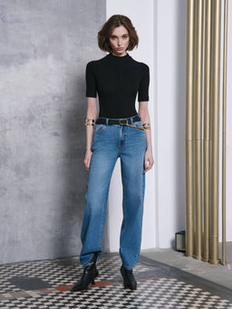 CONTE Боди в рубчик с настроченными кантами LBD 2626 black - Conte elegant фото 8