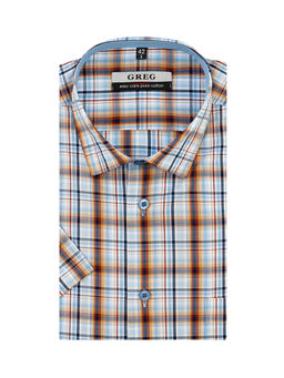 Сорочка мужская короткий рукав GREG 265/201/4229/Z/1  фото 2