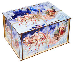 Посылка Тройка мчится 1000 г. фанера