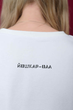 Футболка оверсайз унисекс " Эрвий" белый