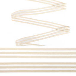 Резинка бельевая декоративная с прозрачными вставками Нейлон 020мм F307 шок-коричневый уп.30м