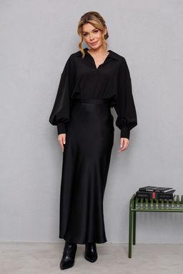 Блуза AMORI 6456 черный  фото 4