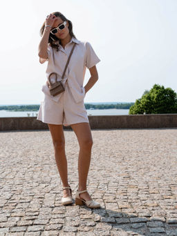 Босоножки 5032.23663be.Бежевый+коричневый