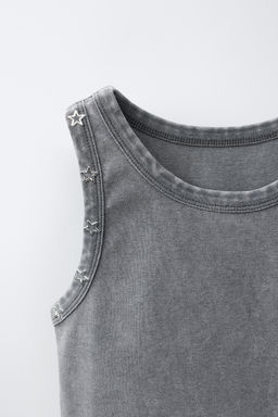 TOP TACHAS / Gris antracita - Zara фото 4