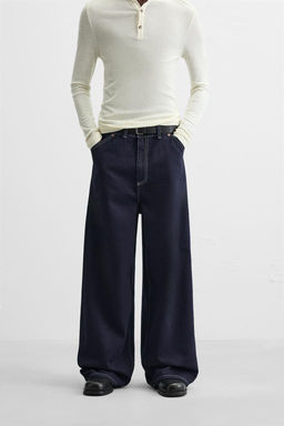WIDE-LEG BAGGY JEANS - Zara фото 2