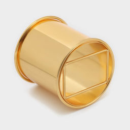 Набор ложек «Авалон. Перо», 5.5×5.5×7.5 см, 6 шт., на подставке, металл, золотистый