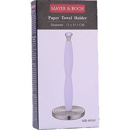 40563 Подставка для бумажных полотенец 15х35см нерж/ст/железо/пластик MB (х12) - Mayer&boch фото 3