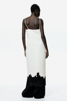Vestido de tirantes con inserciones de encaje - H&m фото 3