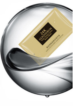 Увлажняющая эссенция с биозолотом и никотинамидом  24K gold serum, 2 мл х