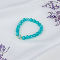 Браслет из Амазонита и Ларимара - Радуга самоцветов фото 2