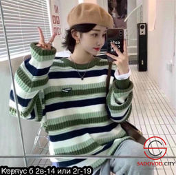 Женский свитер в полоску - Bruno фото 4