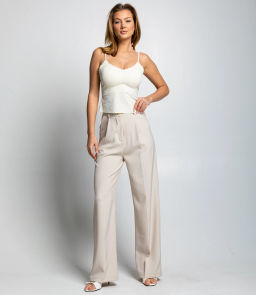 Топ #КТ083 (1), кремовый