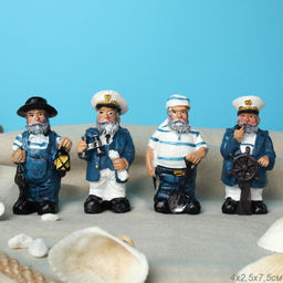 Статуэтка Моряк 7,5 см / QF00109 /уп 288/микс