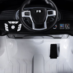 Электромобиль детский "Крутой внедорожник" (цвет белый)