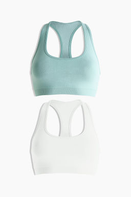 Pack de 2 sujetadores sport seamless con DryMove