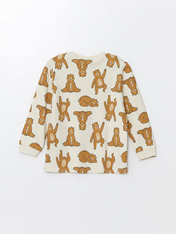 Bisiklet Yaka Bask?l? Erkek Bebek Pijama ?st - Waikiki фото 2