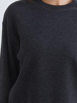 Bisiklet Yaka Kad?n Sweatshirt