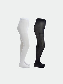 ?nce K?z ?ocuk K?lotlu ?orap 2li