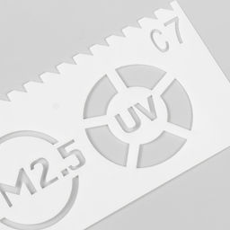 Трафарет с фигурным краем «Синоптик», набор 8 шт., 17×6 см