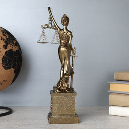 Часы статуэтка Фемида 27 см / 2717 /уп 24/ - Галеонтрейд фото 3