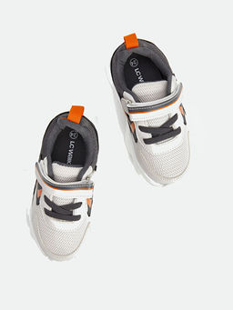 Bask?l? Erkek Bebek Spor Ayakkab?