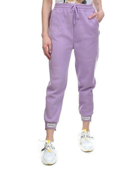 05 LILAC Брюки спортивные женские на флисе (100% хлопок) 7986