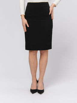 Юбка черного цвета длины миди - 1001dress фото 3