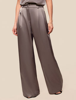 VILATTE / Брюки-палаццо из струящегося сатина