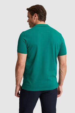Erkek Koyu Ye_il Regular Fit Polo Yaka Basic Ti__rt