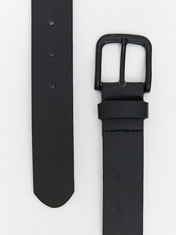 Deri G?r?n?ml? Erkek Kemer