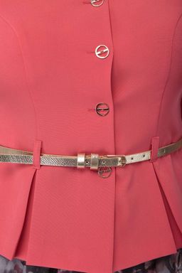 Костюм ANELLI 690 красный жакет/маки  фото 5