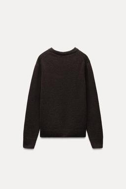 BASIC CASHMERE AND WOOL SWEATER - Zara фото 6