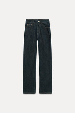 TRF STRAIGHT HIGH-WAIST JEANS - Zara фото 4