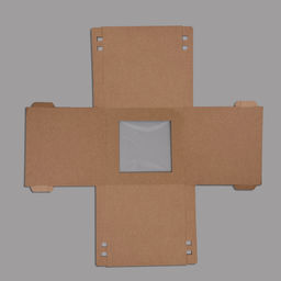 Цена за 5 шт. Кондитерская упаковка с окном, крафт, 30 х 30 х 30 см - UPAK LAND фото 9