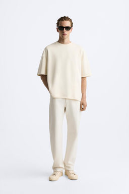 T-SHIRT WITH EMBOSSED SLOGAN - Zara фото 3