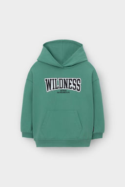 Crockid _ КР 302740/малахитово-зеленый к560 джемпер (худи) для мал  фото 2