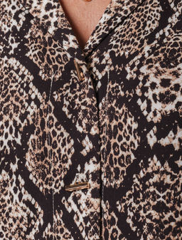 Блузка из вискозы с принтом VILATTE