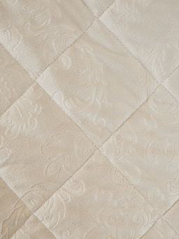 Набор покрывало и чехлы на подушку - Кристалл, цвет кремовый 200х220