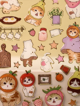 Наклейки Kitchen cats - I likegift фото 2