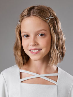 ACOOLA / Набор из 2 заколок для волос дет. Iksy серебристый