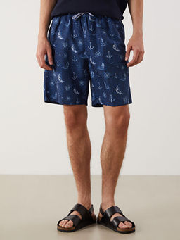 Diz Hizas? Boy Desenli Erkek Deniz ?ortu