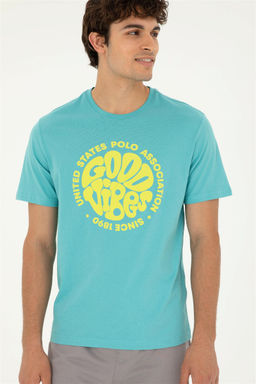 Мужская мятная футболка Неожиданная скидка в корзине - U.s. polo assn фото 3