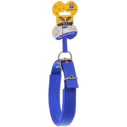 Цена за 5 шт. Ошейник для собак однотонный "ЗООЛЕНД БРО", цвет синий, 2,5*54см (бирка)