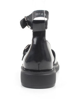 06-YD31-4E BLACK Туфли женские (натуральная кожа)